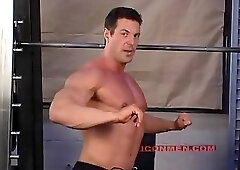 Christian Boeving Doing Incline Chest Press