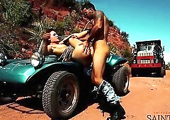 Jayme Janes Heats Up The Desert With Sex And Cum Swallowing