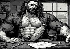 Daddy dirty talk, dirty talk blowjob, gay guy moaning