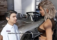 Cuckold wife, sexy girls, salesman