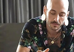 MTF trans man and busty TS MILF amateurs enjoy oral sex