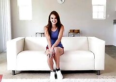 Shy eighteen Year Old Amateur Ellie Eilish Banged By Casting Agent