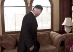 Veronica Sanchez is a naughty maid who likes to have a threesome with her boss and one whore