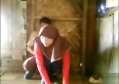 Young Arab paramours in hidden cam gonzo flick