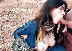 Recent Fallout Cosplay Porn Sweetie Fox - Sucked And Screwed For A Sip Of Water With A Stranger