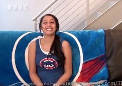 teen baseball fan first time nude on camera shes super nervous