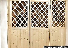 Even unromantic people will realize that this granny in the clip is absolutely in love with his large schlong. That is why that babe loves to have her