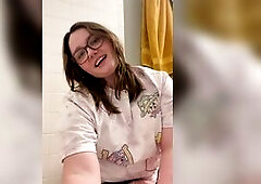 cute hotty humiliates u in the bathtub, then jerks u off (fetish custom episode)