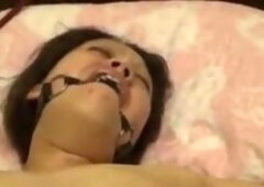 Japanese Sub wife (bondage, flogging, swallowing)