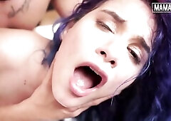 Lalin girl Teens Min Galilea and Cherry Ebony Get Their Moist Twats Railed Full Scene