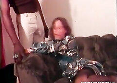 Diamond Collection 7: Unknown gal being tag teamed by two ebony chaps