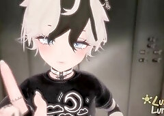 Dominating office femboy Luxxilunar craves some serious satisfaction