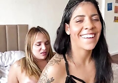 TS SEXY GAL IN MENAGE WITH WICKED PAIR