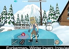 Fuckerman- Winter lovers (preview) Action, 2D, CG, Adult, Toon, fuckerman, Fur, futa, game, NSFW, winter