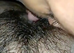 Desi Wife Hairy Pussy Licking