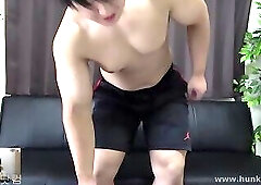 J.p chubby muscle guy jerks off