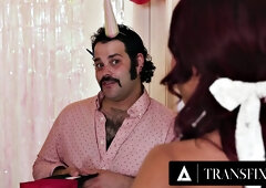 TRANSFIXED - Hot Stacked Avery Lust Gets Destroyed In Closet During Game Of 7 Minutes In Heaven