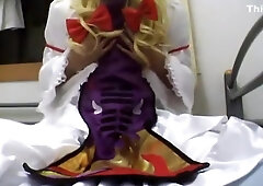 yukari cosplay masturbation / crossdresser