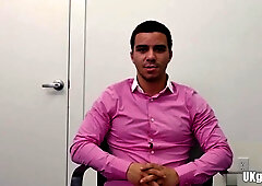 Watch this muscular dude give a hot facial after steamy interracial oral sex