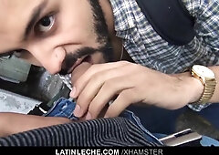 LatinLeche - Bearded Brazilian Fellow Used On Camera