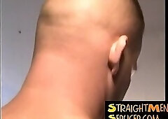 Broke Hairy muscle Stud stroking for cash- StraightMenSeduced