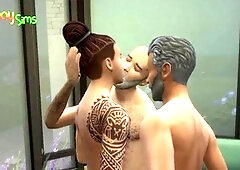 Bony, older gay, old grandpa gay