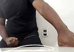 A big cock man, big cock cumming, big dick solo