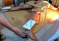 Hand-job, feet, feet tickling