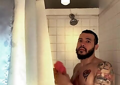 DrillMyHole.com - Elijah Wilde masturbating with big dildo