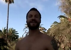 SeanCody.com: Eastern Burke having fun with balls guy on the airplane