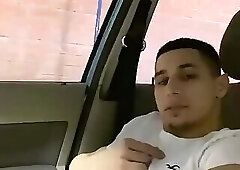 Jerking off in a car.