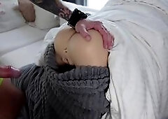 Stepmom played the role of a sex doll in a wild romp