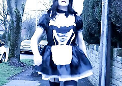 I was dared to go out crossdressed as a French maid on a council estate. Here are several episode vids to prove that I did it.