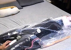 Shy amateur cam girl toying around with her pussy up close