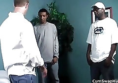 Sexy ebony teen massaged before getting screwed up the ass