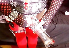 i give my sextoy a smokey suck, then change toys and have a great cummy. then i smoke some greater quantity and show of the outfit and recent wig and 