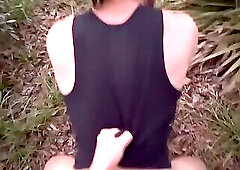 Uncut Diego breeds flmusclebottom in the woods