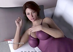 Stepmom catches me with a rock-hard cock while we’re smooching in heart problems chapter two