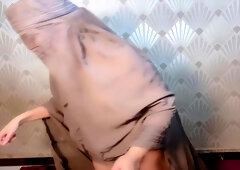 Horny Pathan Girl With Big Ass.pushing A Cucumber Inside Her Ass And Pussy