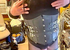 Dee's Sheer Black Silk Dancer