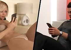 Hot blonde MILF Hotsummer117 shows off her massive booty and tight pussy