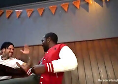 High Spirited Cheerleader Gets All Her Holes