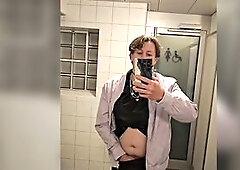 Cute Ladyboy is fingering herself