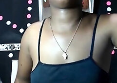 Black Amateur With Saggy Breasts