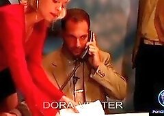 Dora Venter seduced a guy to show up his dick for her to suck