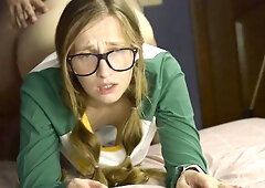 Cute 18 Year Old Fucks And Cums In Doggy Style