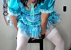 Sissy Candy Playing with Dildos Part 3