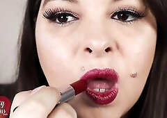 Ravishing POV Red Lipstick Kisses With MAC Dare U - Sydney Screams