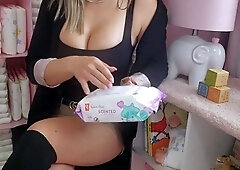 Big boobs milf masturbates with her dildo