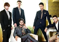 Unbelievable gay orgy with Diego Sans and other hot guys